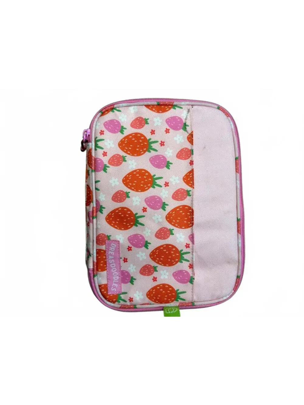 Dreassdoodles Strawberry Patterned Small Storage Pouch with